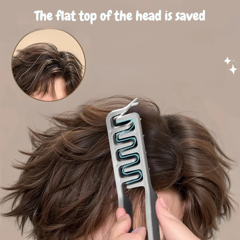 Fluffy Hair Styling Comb Volumizing Wide Tooth Clip For Natural Hair_voghion.com