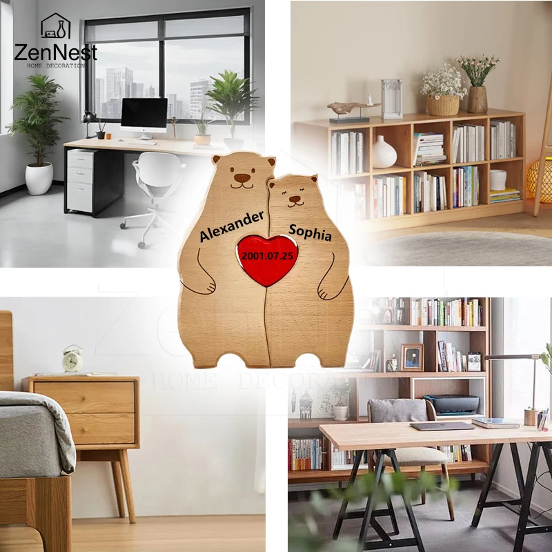 Personalized Bear Home Puzzle 4