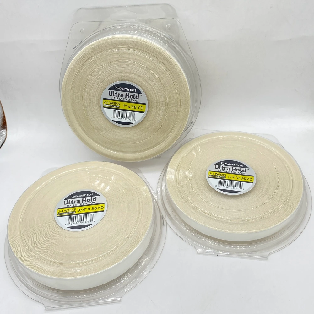 All with box 0.8/1.0/1.27cm Width 36 yards White Ultra Hold Tape Double side tape lace front tape hair
