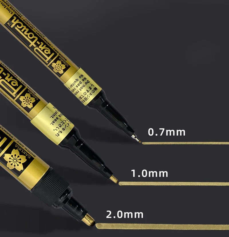 1 Piece Permanent Marker Pen Set Oily 2mm Waterproof Paint Pens Marker For  Tires Metal Cd Glass Gold Metallic Pen Markers - Paint Markers - AliExpress