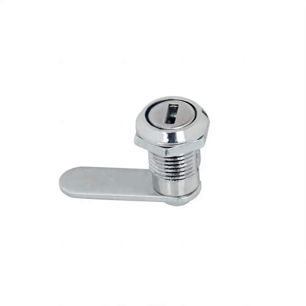 

1PC Stainless Steel Cam Lock With Keys 12mm Aperture For Filing Cabinet Drawer Tool Box Mail Box Protect Possession Hardwares