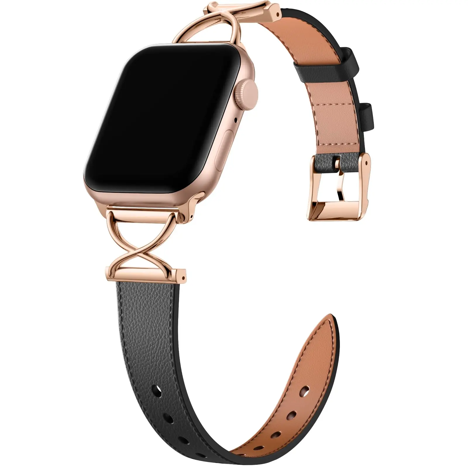 Luxurious Leather Watch Band - Elegant Strap