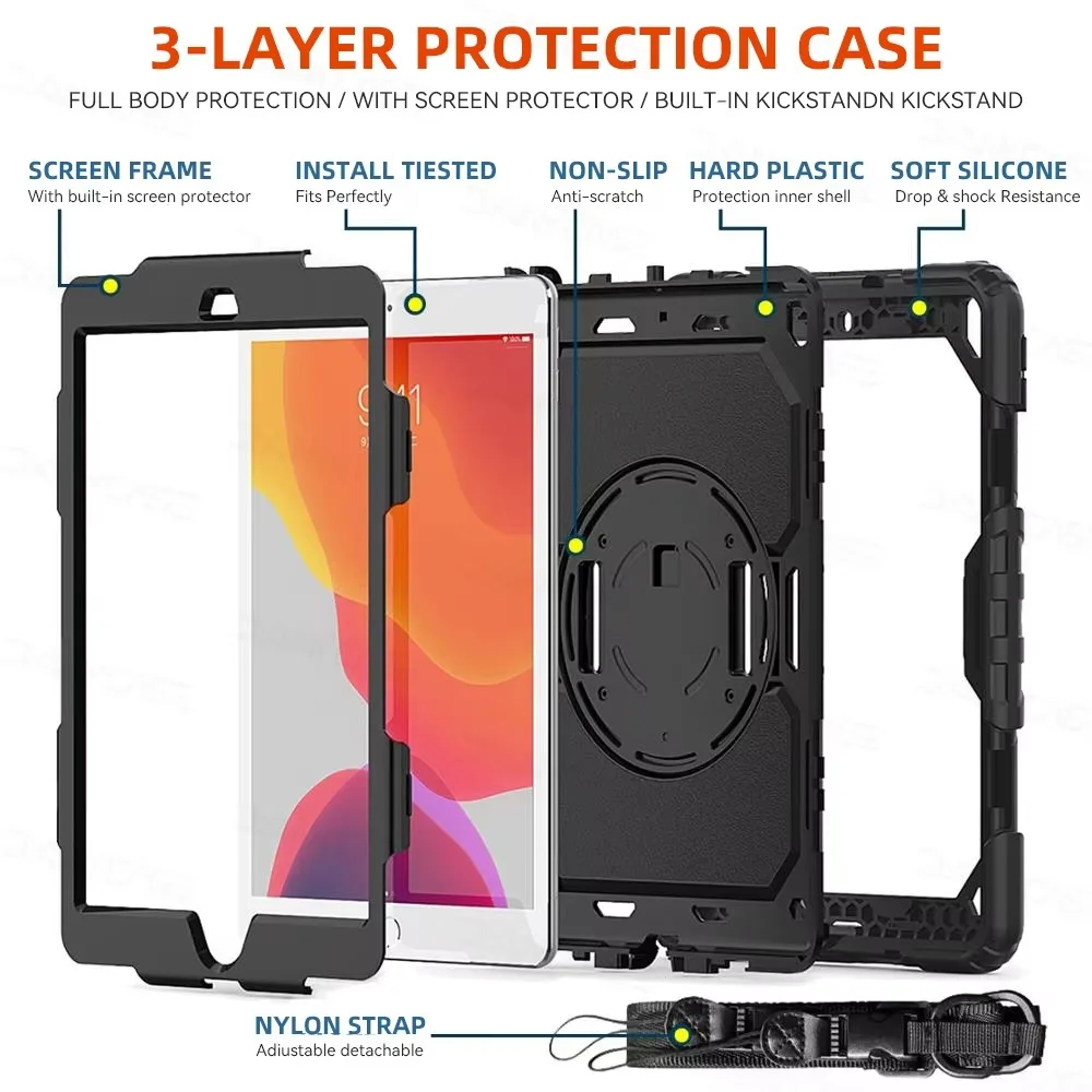 Premium Heavy Duty iPad Protective Case