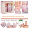 9 pcs/set Sweet Memories Gilding Washi Tape Set Scrapbooking Diy Journal Stationery Deco Art Supplies Masking Tapes Gift 6