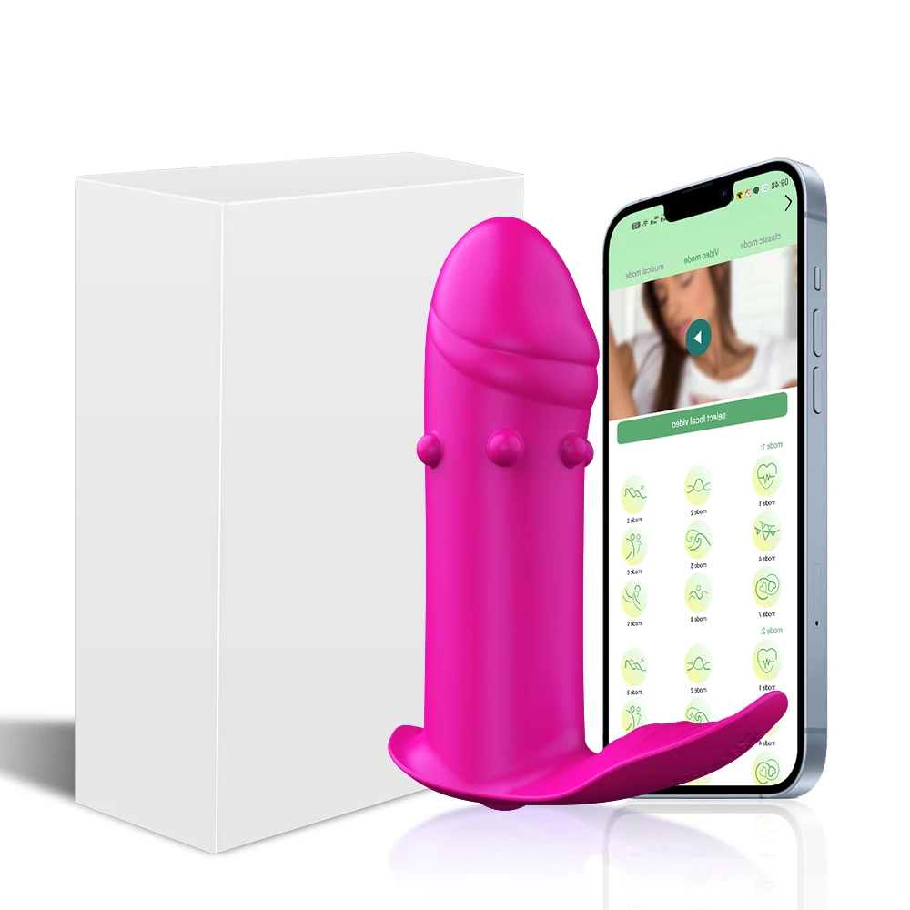 Wireless APP Dildo Vibrator G Spot Clitoris Stimulator Wear Bluetooth Control Mini Bullet Vagin Massager Adult Sex Toy for Women