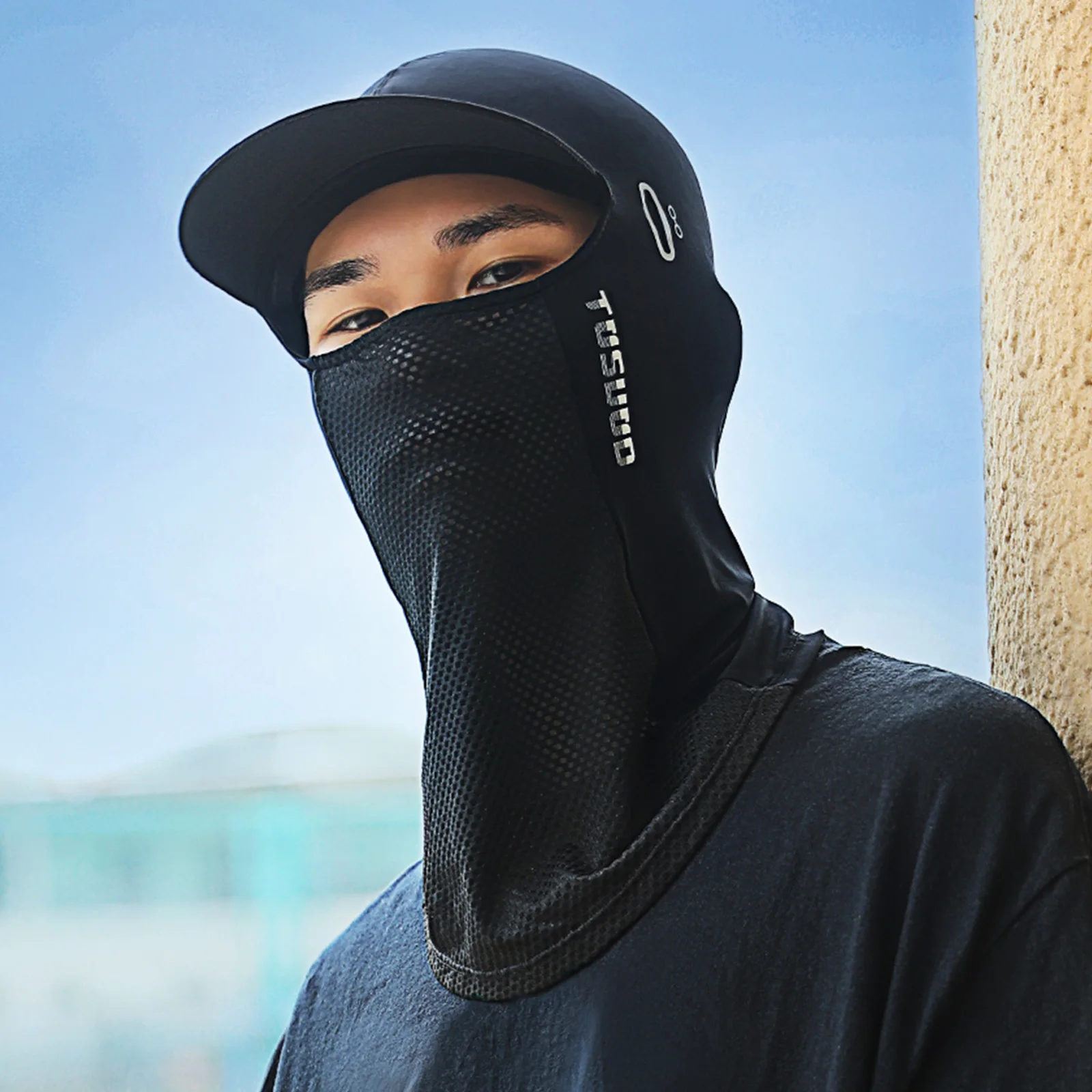 TOSUOD Summer Face Mask Breathable Ice Silk Cycling Sports Mask - Image 5