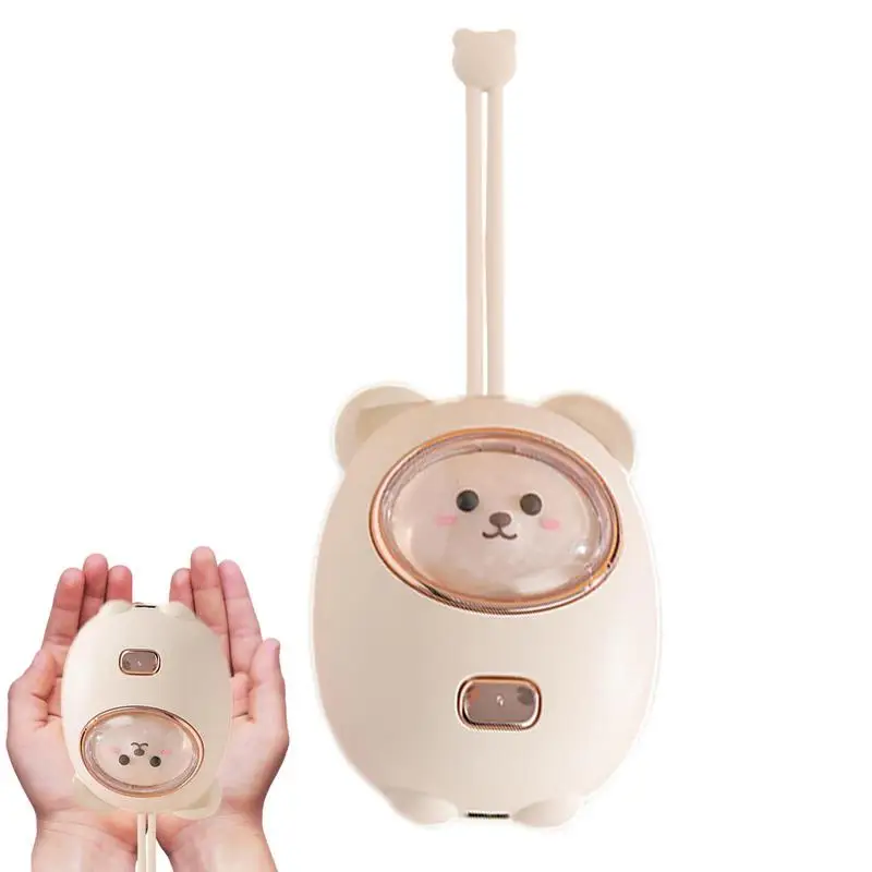 Calentador de manos recargable con forma de oso para niños y adultos,  batería integrada de 2400mAh, USB rápido, para acampar, oficina y escuela  calefactor mini portátil calentador de manos recargable usb 