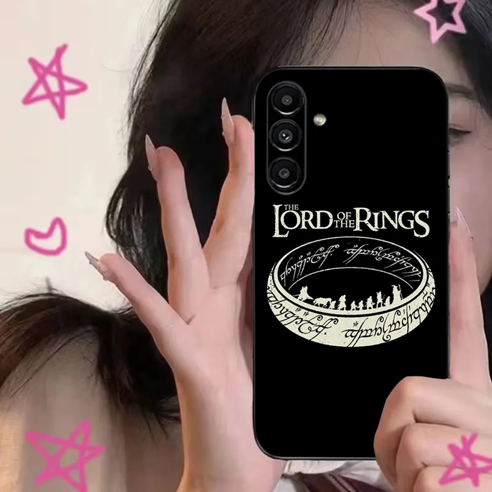 Black Soft Cover Phone Case Featuring a Map Inspired by The Lord of the Rings