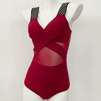 Women's Swimwear 2025 One Piece Swimsuit Metal Modest Tummy Control Bathing Suit Slimming Coverage Mesh Swim Suits 2025 Swimwear