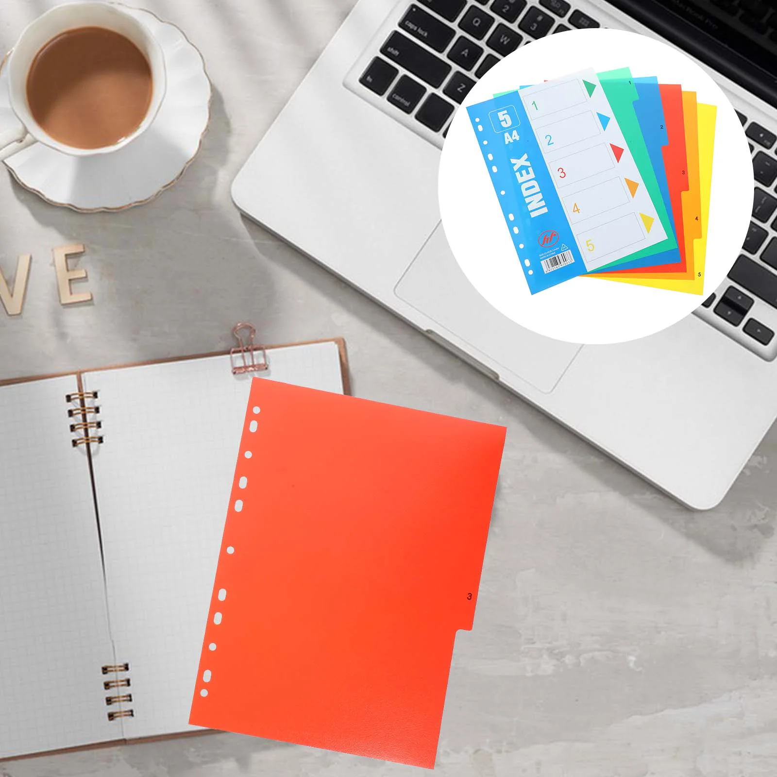 

Binder Dividers Household Notebook Dividers Household Binder Tabs Office Tab Dividers Book Accessory (Number 1-12)