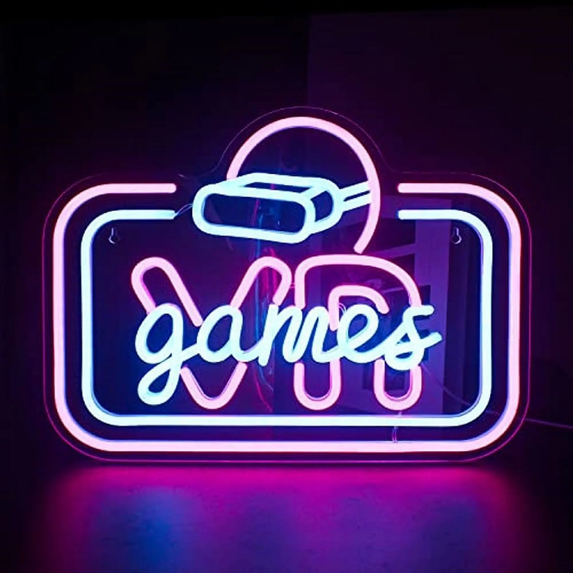 

VR Game Neon Signs, USB LED Neon Light Signs Home Wall Decor Boys Bedroom Game Room Grooming Room Living Room Night Light Decor