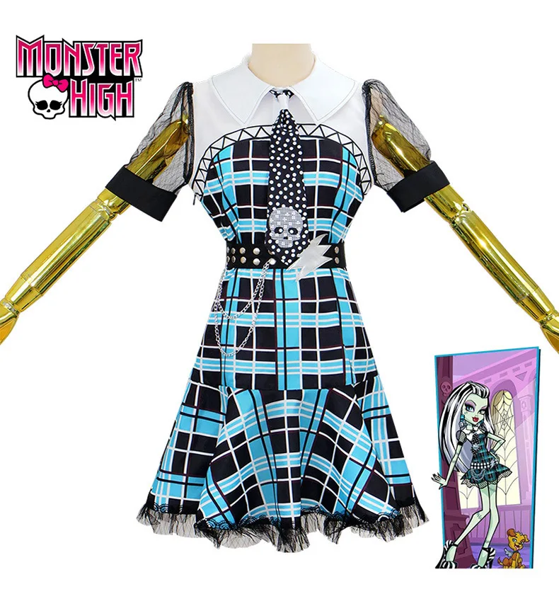 Monster High Frankie Stein Cosplay Costume for Women (Unofficial)