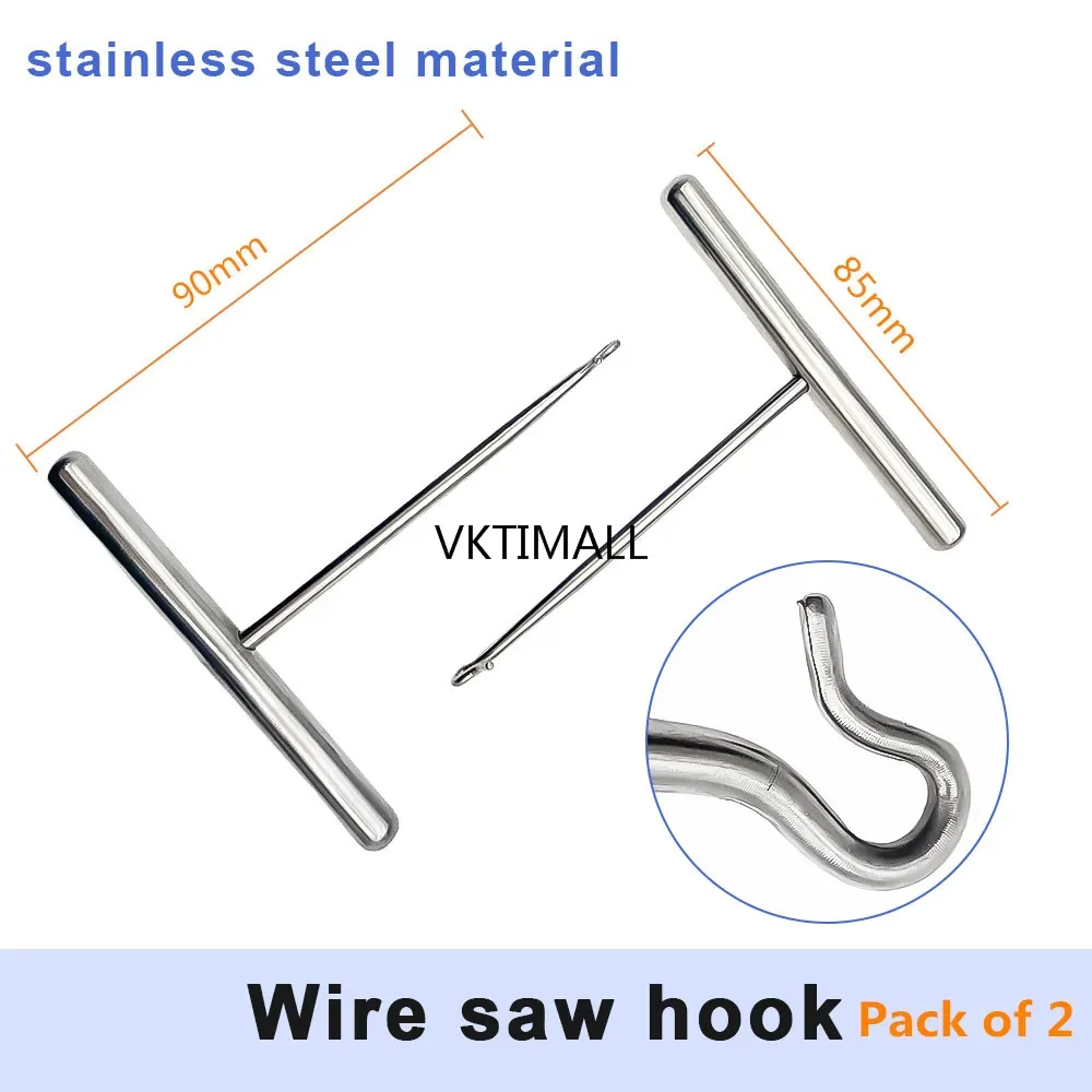 Orthopedic Wire Saw Handles and Steel Bone Hook Wire Saw Blades Wire Saw Guides Orthopedic Surgical Instruments