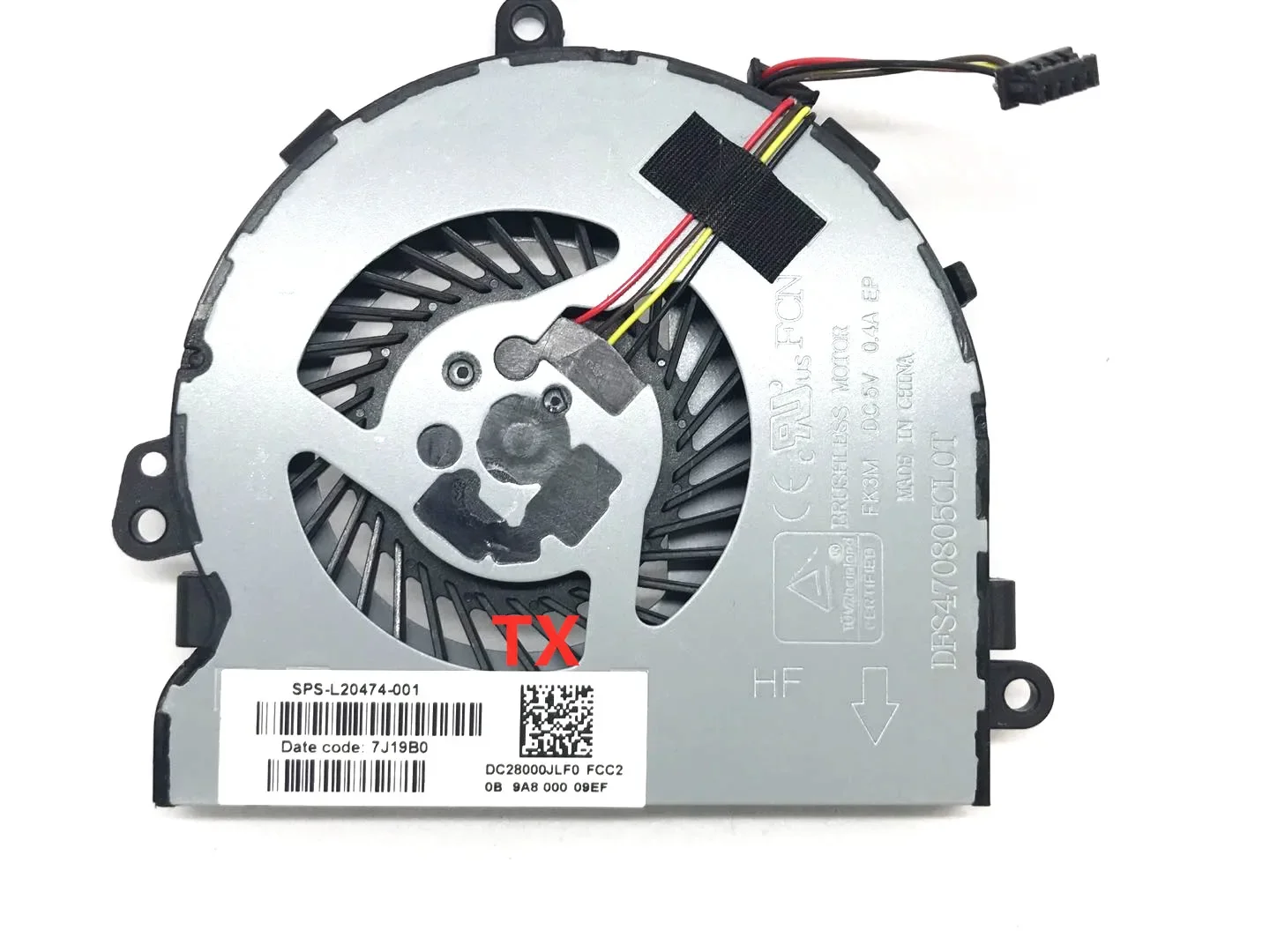 Кулер для ноутбука HP 15-DB 15-BW 15-DY 15-DR 15G-DR 15-DX 15Q-DX 15-DA 15T-DS 250 G7 255 G7 256 G7