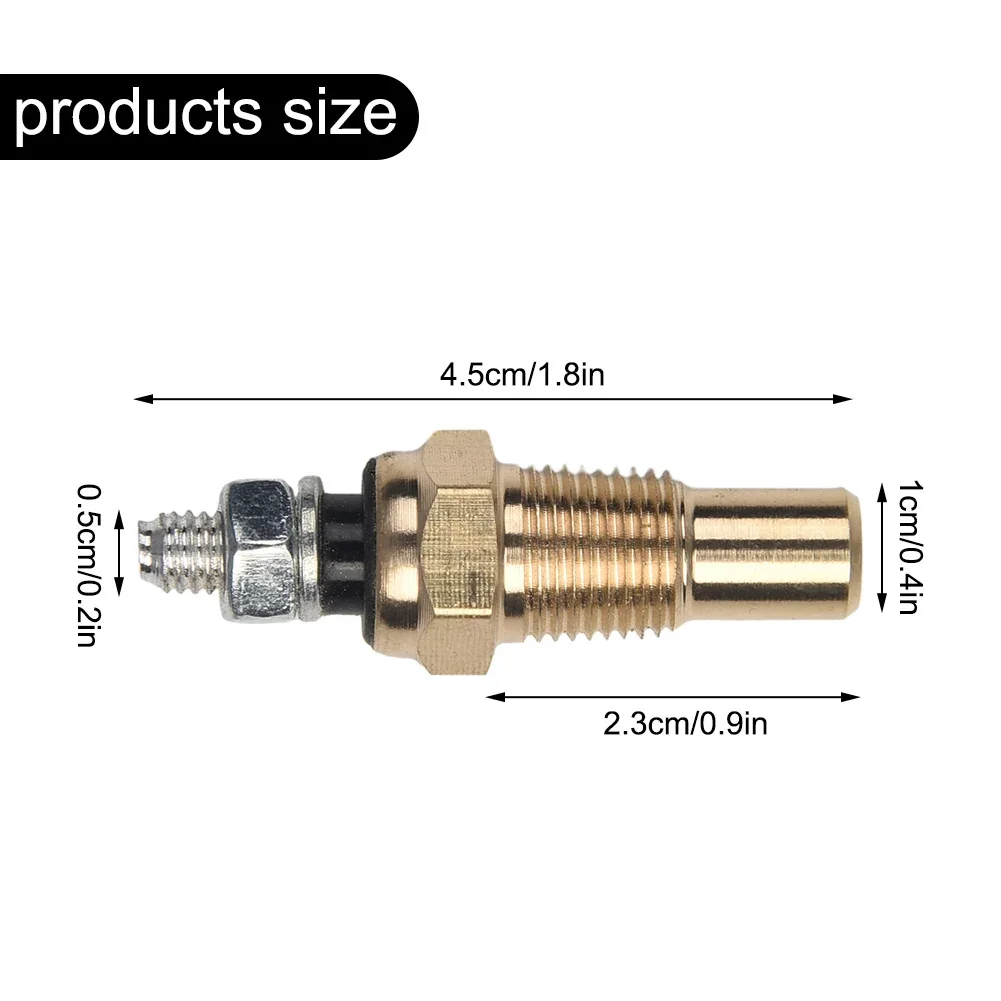 

Oil/Water Temp Sensor Universal Water/Oil Temperature Sensor Premium Quality 1/8 NPT Thread Reliable Performance