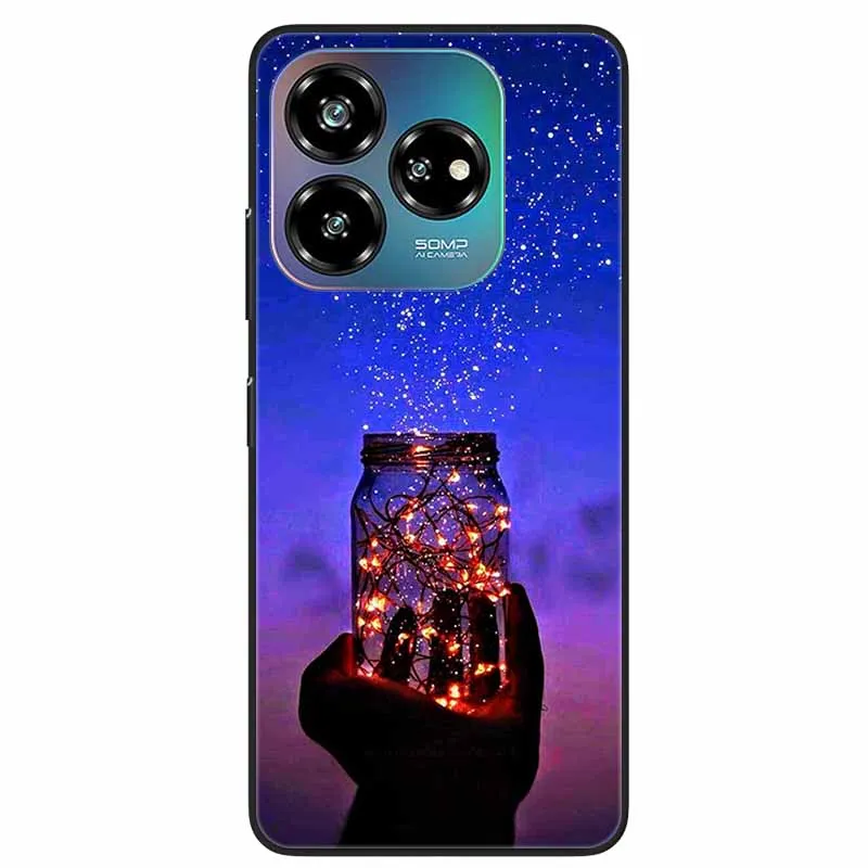 ZTE Blade V60 Design Black Soft TPU Silicone Back Cover - Sleek Protective Phone Case