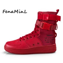 

FML Men/women New punk Street Shoes For Men air Shoes Back To The Future Shoes Luxury Motorcycle Boots Hookloop Shoe Size36-46