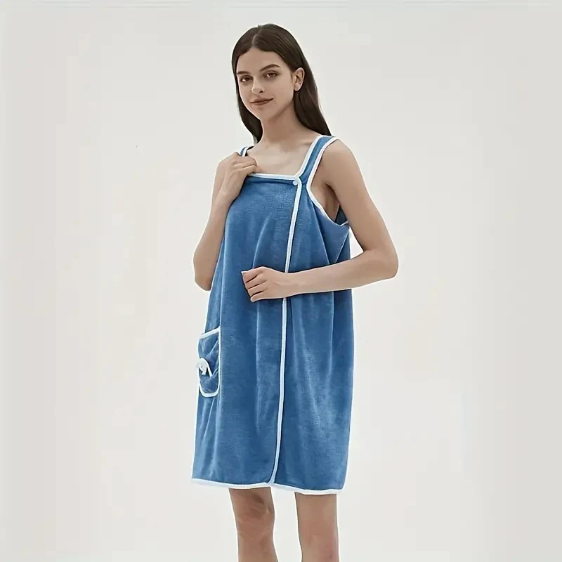 Bowknot Wearable Bath Towel 3