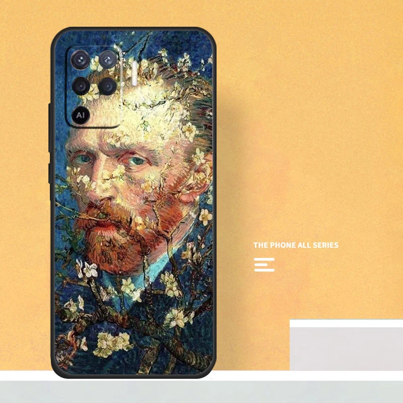 Van Gogh Starry Night Artistic Phone Case - Back Cover Design