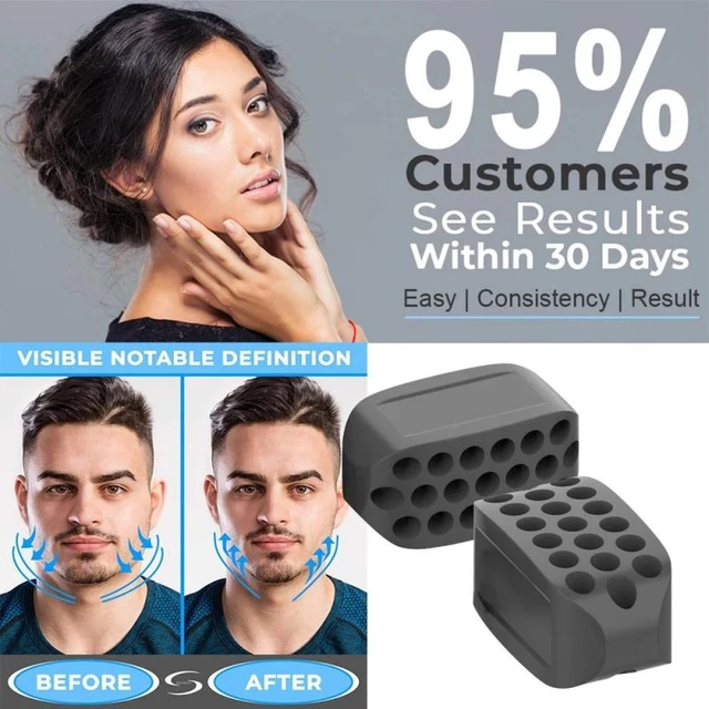 Hot Sale Jaw Trainer Facial Muscle Exercise Artifact Face Jaw Line  Masticator Silicone Masseter Fitness Ball Equipment For Home - AliExpress