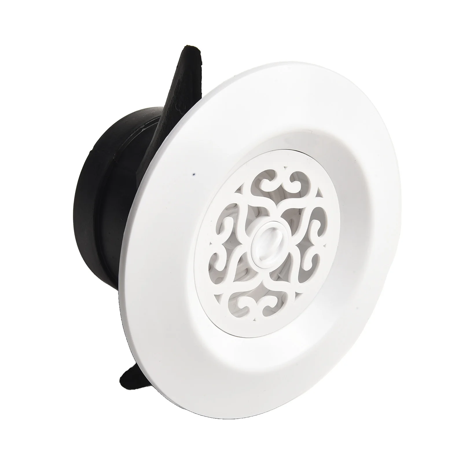 Round Air Vent Grille Air Ventilation Cover Vent Cover Outlet Fresh ABS Adjustable Volume Indoor Ventilation Vents Air Vent Grille