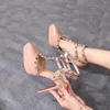 Women 10cm 12cm High Heels 2.5cm Platform Sandals Party Pumps Lady Stiletto Studded Fetish Nighclub Red Bottom Shoes 1