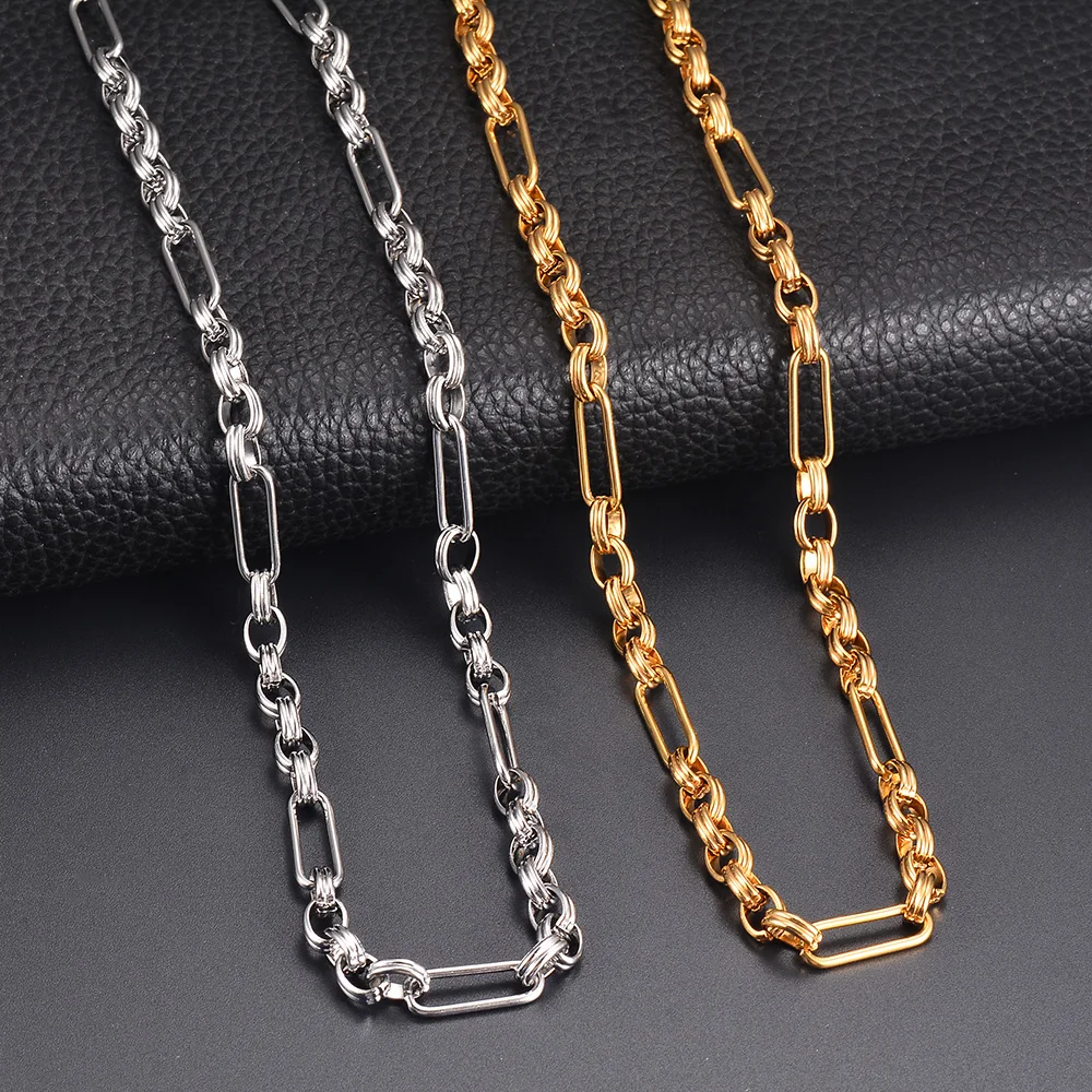Stainless Steel Necklace Chain Bulk  Chunky Chain Jewelry Making - 1 12mm  Stainless - Aliexpress