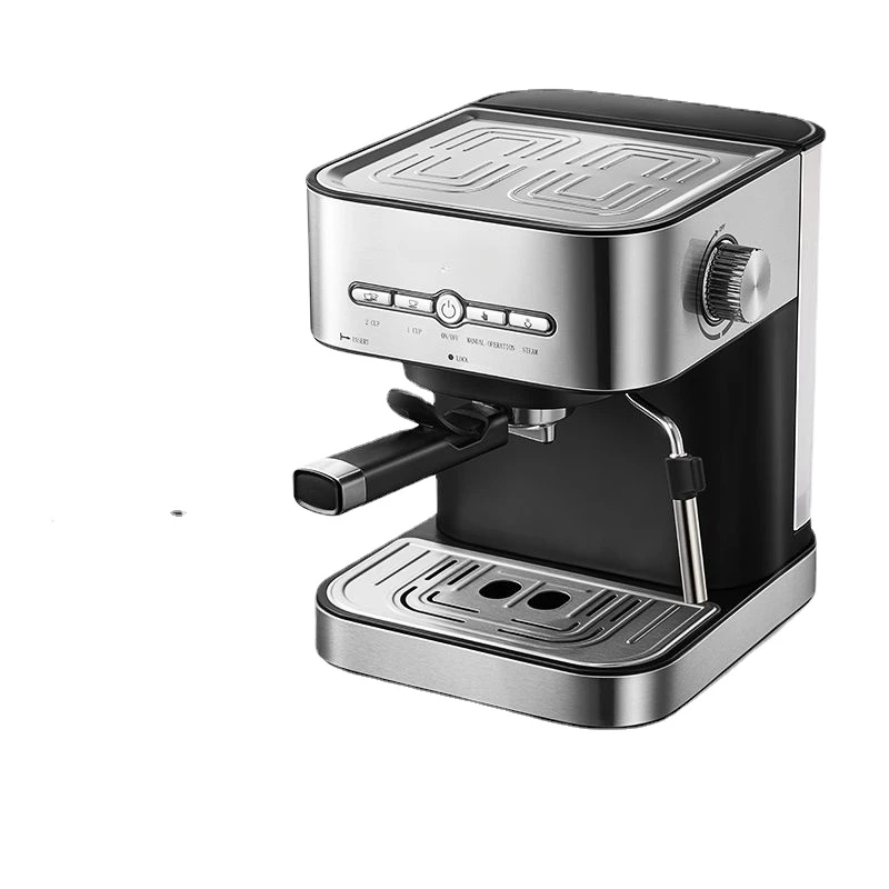 

1.4L Coffee Maker Semi-automatic Italian Americano Single and Double Cup Home Kitchen Multifunctional ExtractorMilk Frother