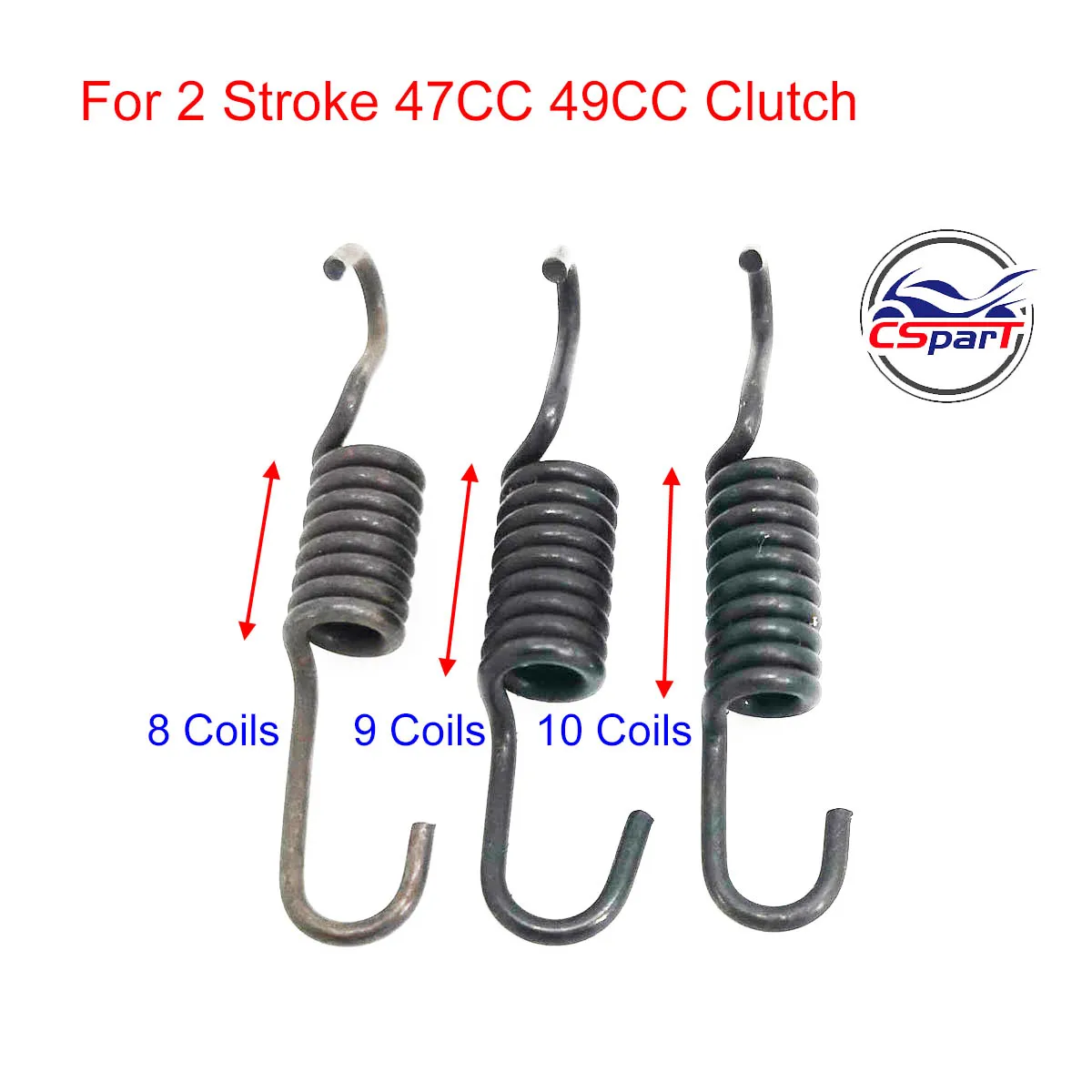 Clutch Spring Performance 8 9 10 Coils Clutch Spring 47CC 49CC Pocket Mini Moto Dirt Pit Bike ATV Buggy Parts