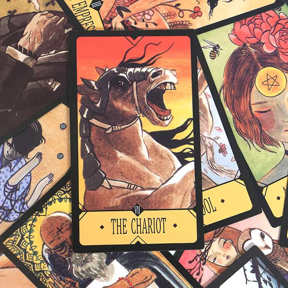 12x7 cm Ace of Pentacles Tarot Paper Manual Card Game 4