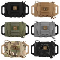 Quick Release First Aid Kit Bag Tactical IFAK Pouch Two-Piece System Micro Med kit Carrier Outdoor Sport Hunting Molle EMT Pouch