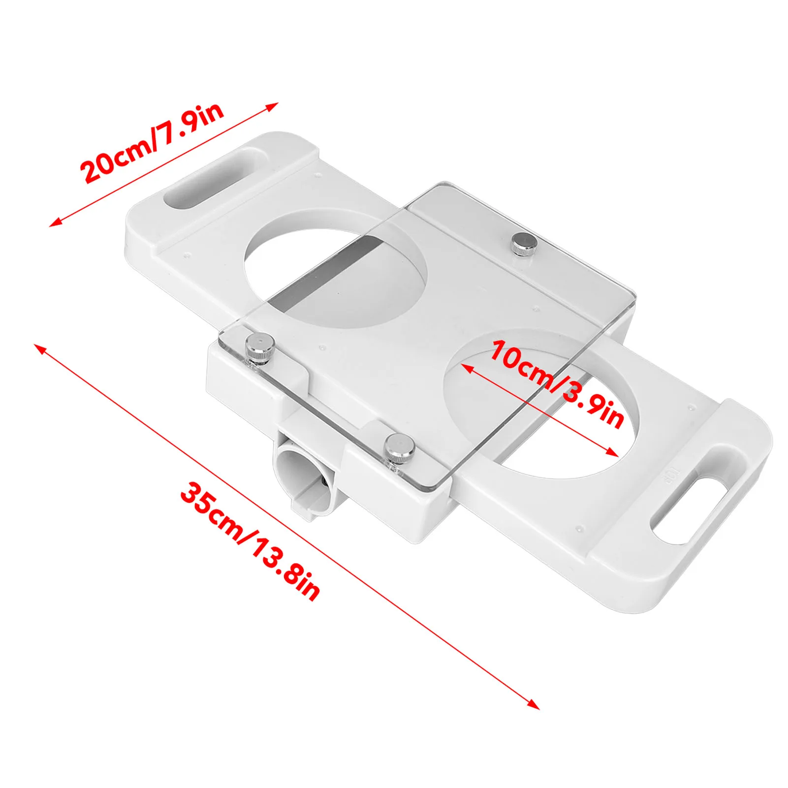 Hamburger Press Patty Maker 2 Holes Hamburger Pressing Mould Non Stick Practical Kitchen Gadgets for Sausage Filler Meat Grinder