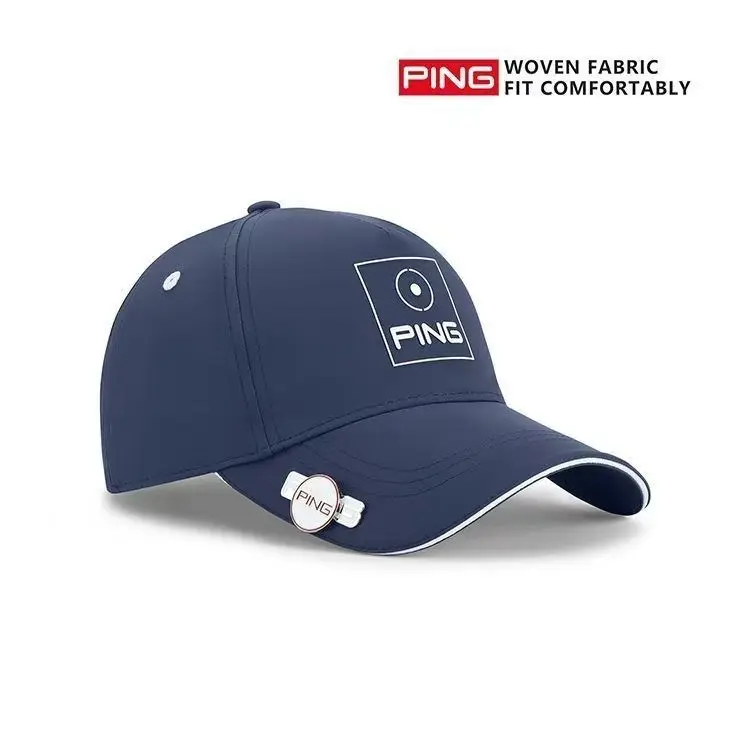 Spring and Autumn Unisex Outdoor Sports Golf Hat Breathable Quick Drying Sun Protection