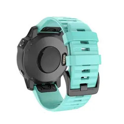 Silicone Quick Release Smart Watch Band - 22mm/26mm - 26MM QuickFit (Mint Green)