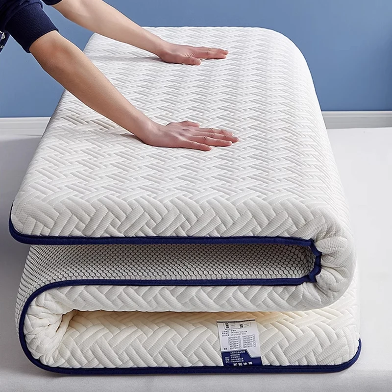 Memory foam soft mattresses tatami mat household double foldable mattress students dormitory single sponge mattress sleeping pad memory foam mattress topper