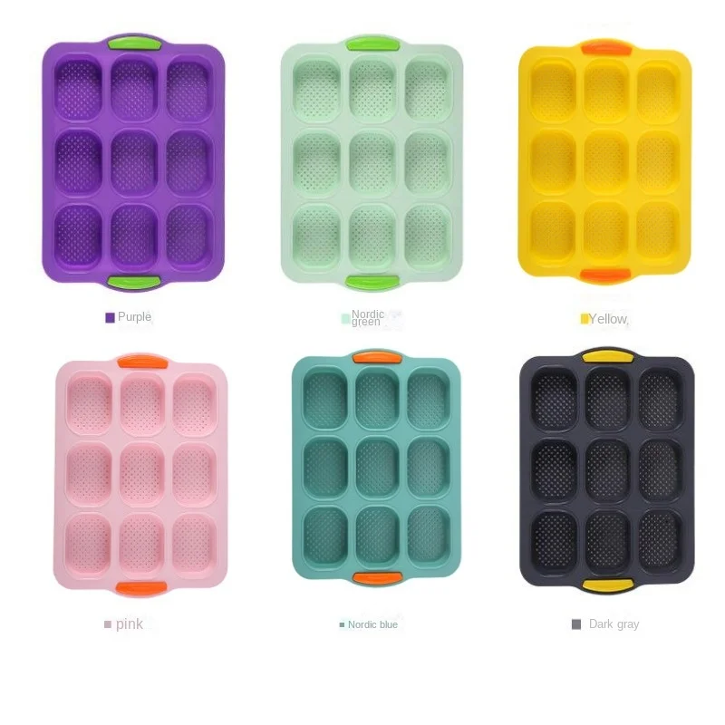 

Silicone Restaurant Bread Food Mould Grade Baguette Bake Tray Baking Mold Anti-scalding Non-stick Oven Tool Kitchen Accessories
