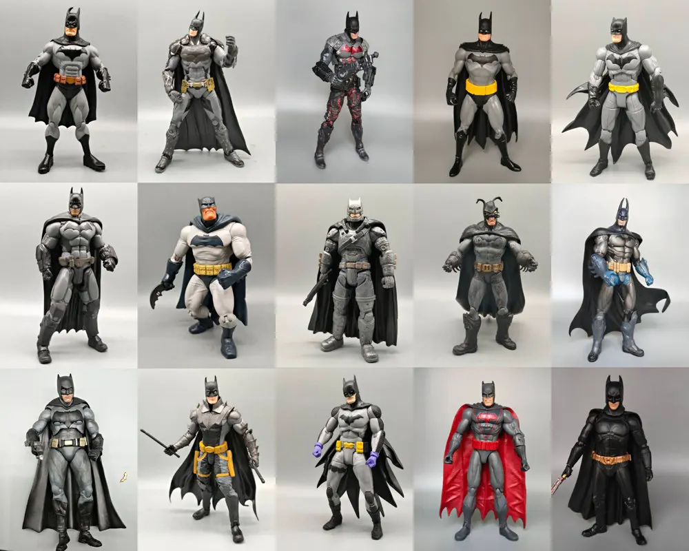 20 Spot-On-Film- und Comic-16-cm-Fledermaus-Actionfiguren, perfekt als Desktop-Ornamente und festliche Überraschungsgeschenke für Fans