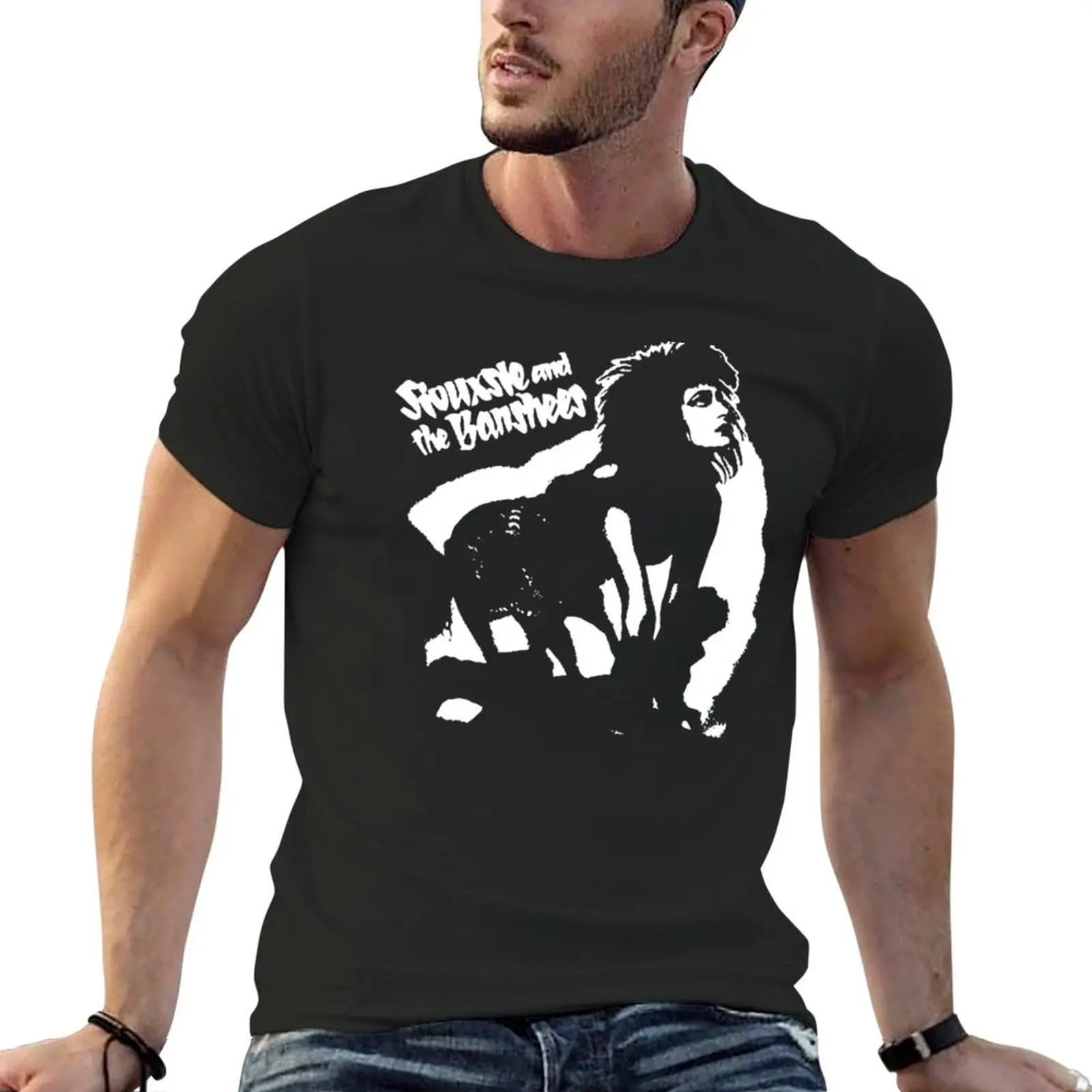 

New Siouxsie and the Banshees T-Shirt hippie clothes quick drying shirt anime clothes Men's t shirts