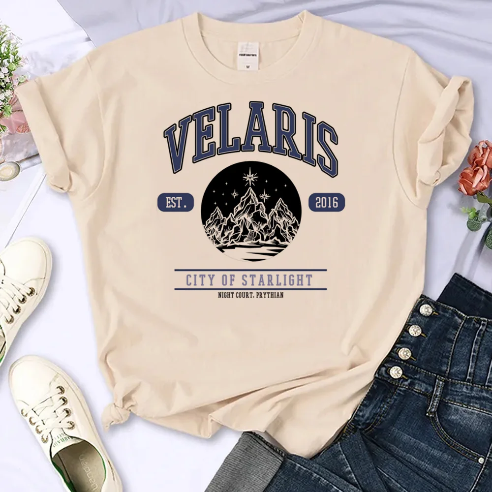 

Velaris Tee women harajuku comic t-shirts female manga clothing