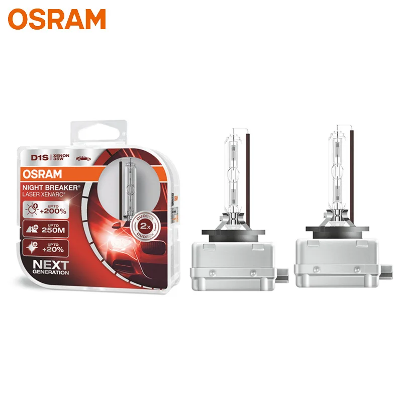 Osram – Disjoncteur Laser Xénon D1s 35w, Hid, Lumière De Voiture, Phares  Automobiles, 4800k + 200%, Blanc Brillant, Ece, Original, 66140xnl, Paire -  Phare De Voiture Ampoules (xénon) - AliExpress