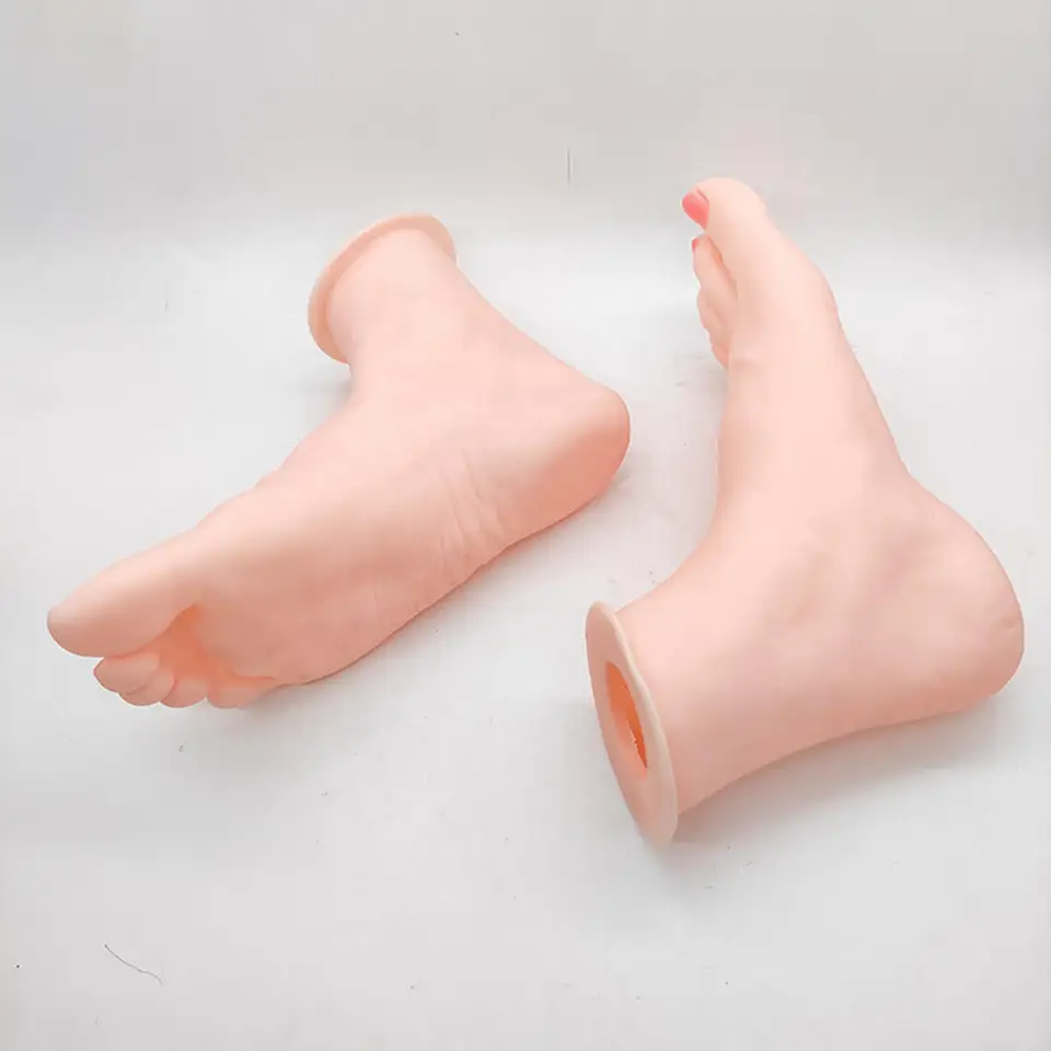 Mannequin Pied Féminin Réaliste En PVC - 22cm - Pour Exposer Bijoux De Cheville Ou Bracelets - Neuf