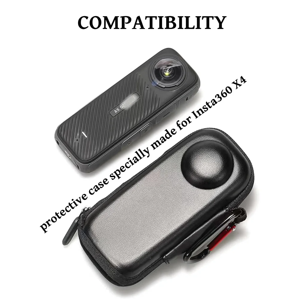 X5/X4/X3 Storage Bag Travel Mini Protective Carrying Case Hard Shell Portable Box For Insta360 X5 X4 X3 360 Camera Accessories