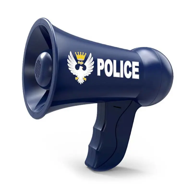 

Portable Megaphone Musical Toy Voice Changer Siren Sound for POLICE Pretend Toy Classroom Family Activity Props Boys Fav
