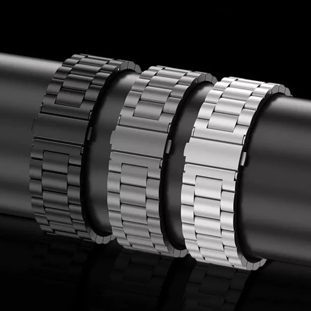 Luxury Titanium Metal Strap for correa Apple Watch 8 UItra 49mm 45mm 41mm iwatch Series 7 6 44mm 40mm Replacement Strap Business
