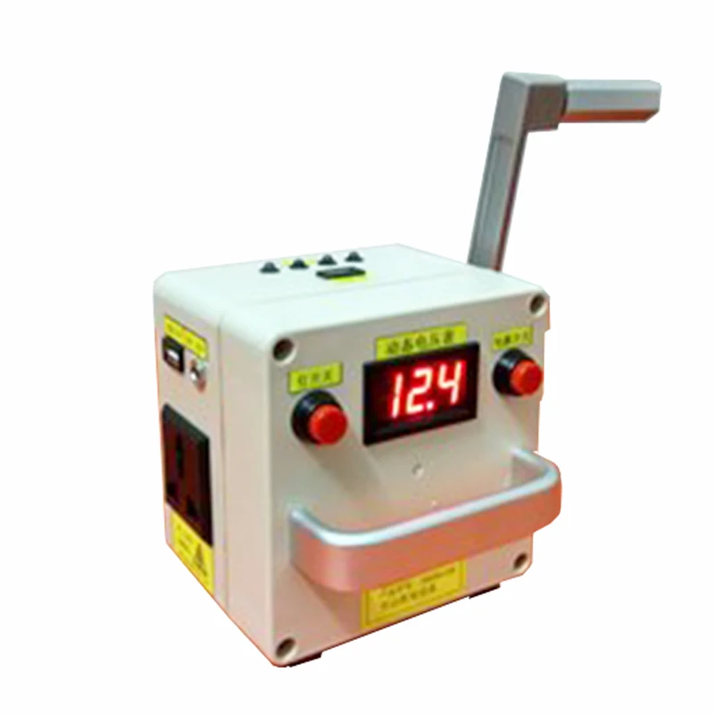 Manivela De Mano Generador De Electricidad Girar Manivela Cargador De Emergencia Fuente De Alimentacion Mecanica Alimentaion De Higoodz Industrial