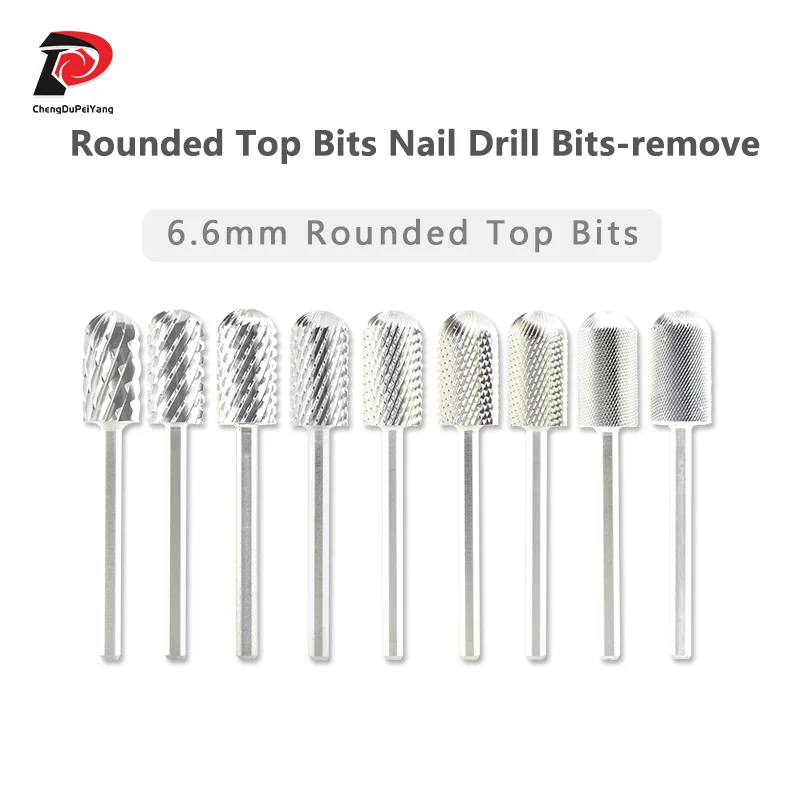 

Large Rounded Top Bit Nail Drill Bits Manicure Tools Nail Accessories