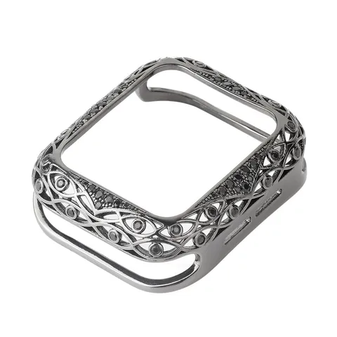 Watch case for Apple watch case 45mm 44mm 40mm iWatch 7 6 5 4 SE Luxury diamond protective cover for series 3 42mm shell