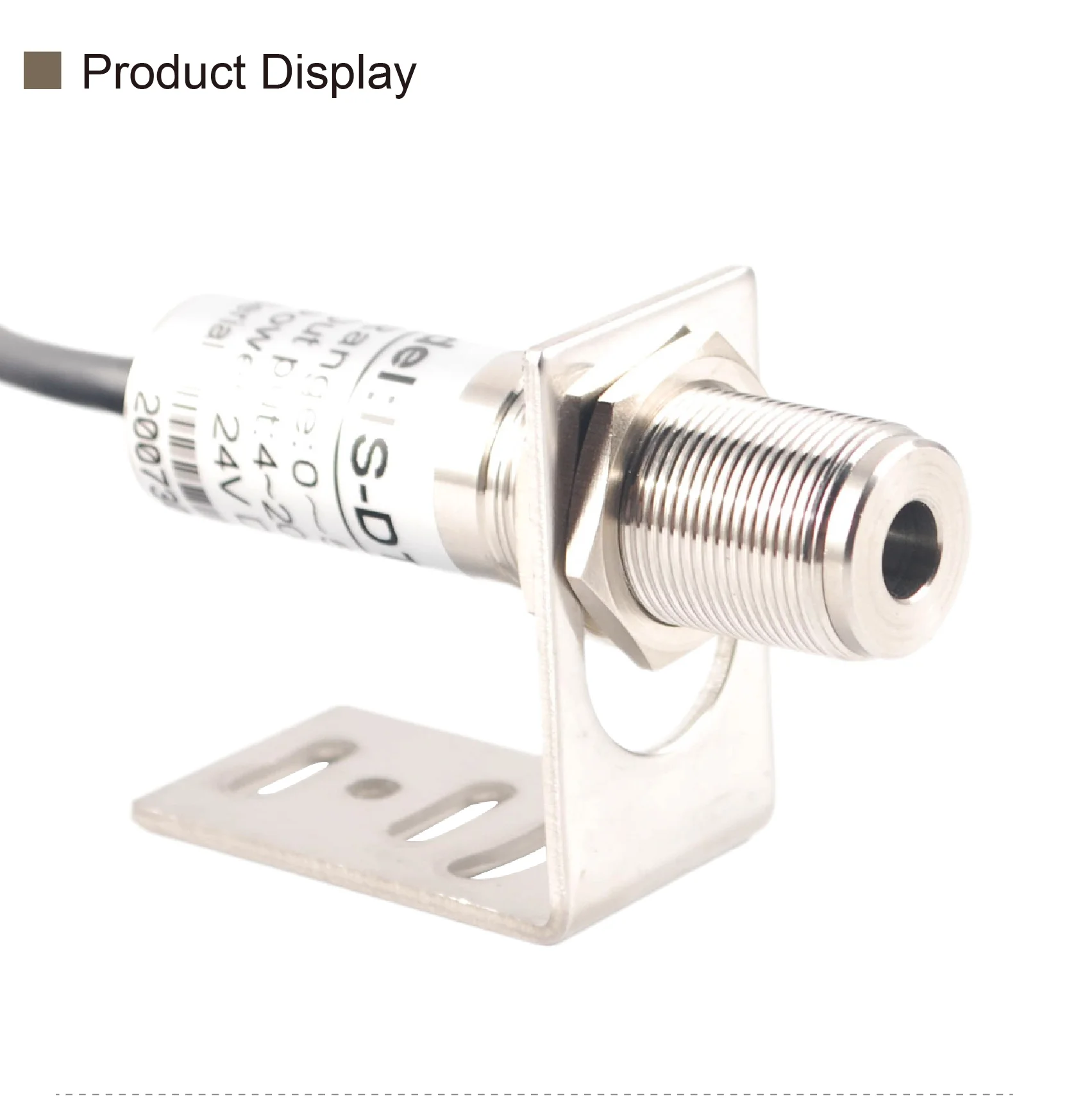 Infrared Temperature Sensor Non-Contact Pyrometer Probe 0-600C 4-20mA RS485 0-10