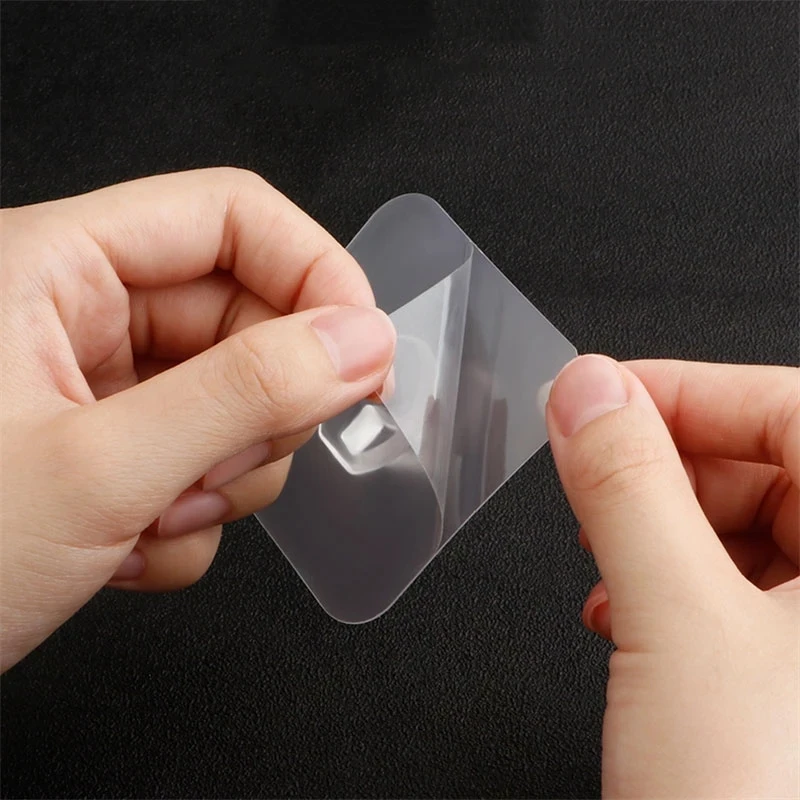Clothes Hooks Key Storage Hanger Wall Door Rack Transparent Strong Self Adhesive for Kitchen Bathroom Organizers Gadget 10PCS