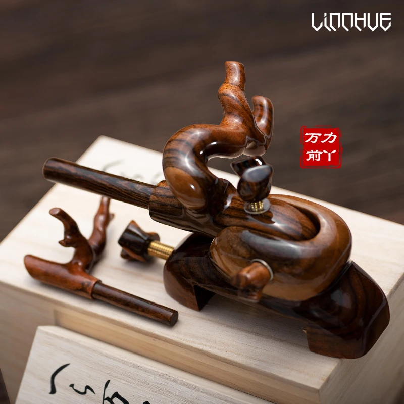 Fishing Rod Holder Adjustable Wooden Rod Fishing Asian element Accessories Bracket Rack Tool